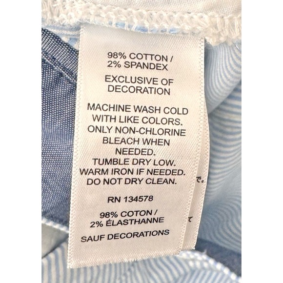 Vineyard Vines Men's 42 9" Seersucker Breaker Shorts Striped Bayside Blue‎ NEW - Picture 5 of 5